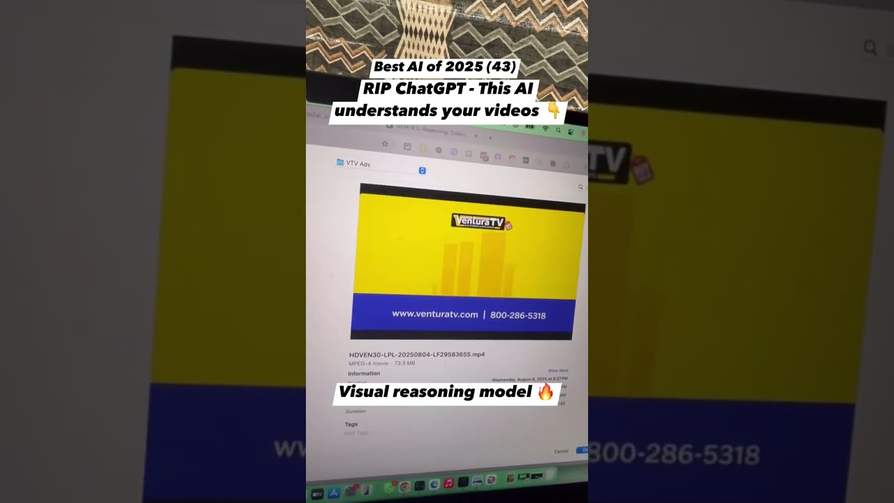 The NEW AI has a powerful visual reasoning model and it understands your videos
