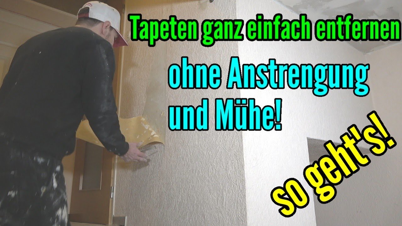 Tapeten entfernen ganz mühelos mit Tapetenentferner so gehts YouTube