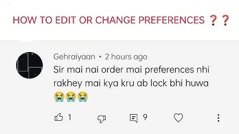 HOW TO EDIT OR CHANGE PREFERENCES IF LOCKED 🔐 💯 JKBOPEE BS.c Nursing Online counselling #jkbopee