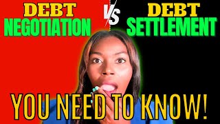 Debt Negotiation vs. Settlement: What You Need to Know | Credit 101 Ep. 146 | Rickita