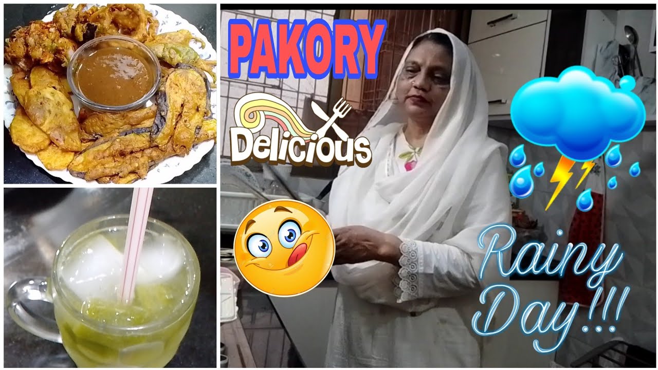 Perfect For Rainy Day Crispy Pakory ll  Pakora Party For Family ll Pakistani Vlogger Il