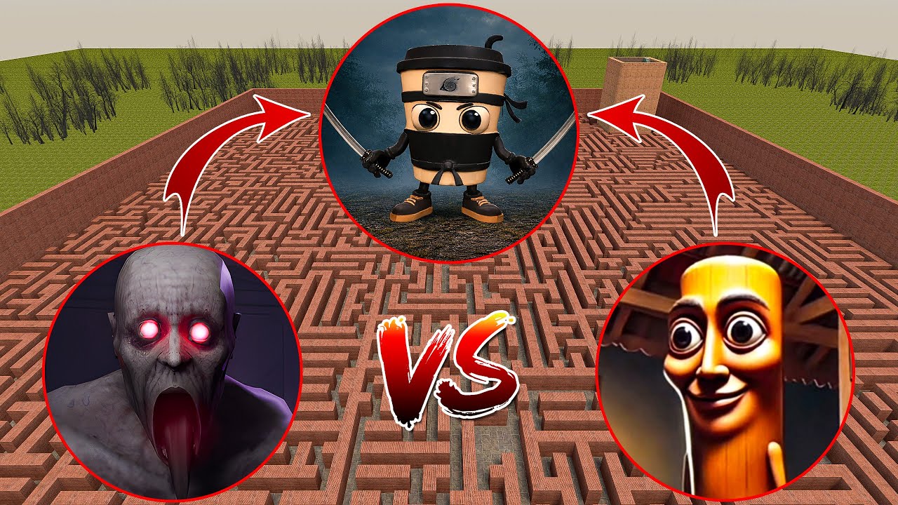 TUNG TUNG TUNG SAHUR VS CAPPUCCINO ASSASINO VS SCP 096 In Garry's Mod #207