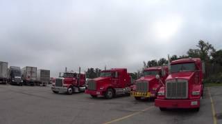 2196 truck stop invaded by Halliburton trucks