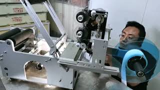 Unboxing video: semi automatic round bottles labeling machine with date printer