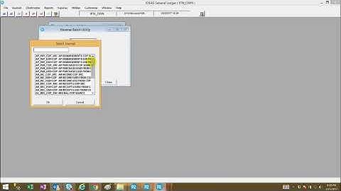 Creating a Reversing Journal Batch Automatically