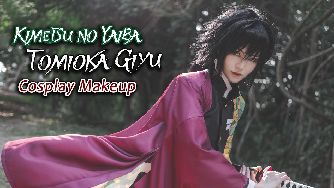 Cosplay Makeup - Tomioka Giyu (Kimetsu​ no Yaiba) แต่งคอสตัวละครชาย
