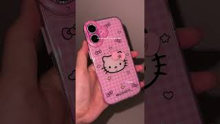 Love this pink hello kitty phone case😍😍 #hellokitty #phonecase