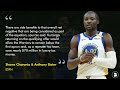 🚨BOMBSHELL Jonathan Kuminga REPORT via Shams Charania & Anthony Slater | Warriors News