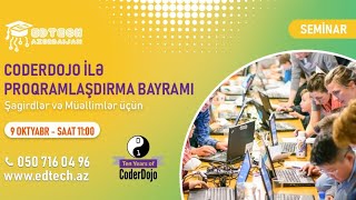 CoderDojo ilə proqramlaşdırma bayramı