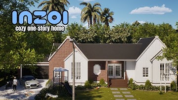 inZoi Speed Build | Cozy One Story Home inZoi