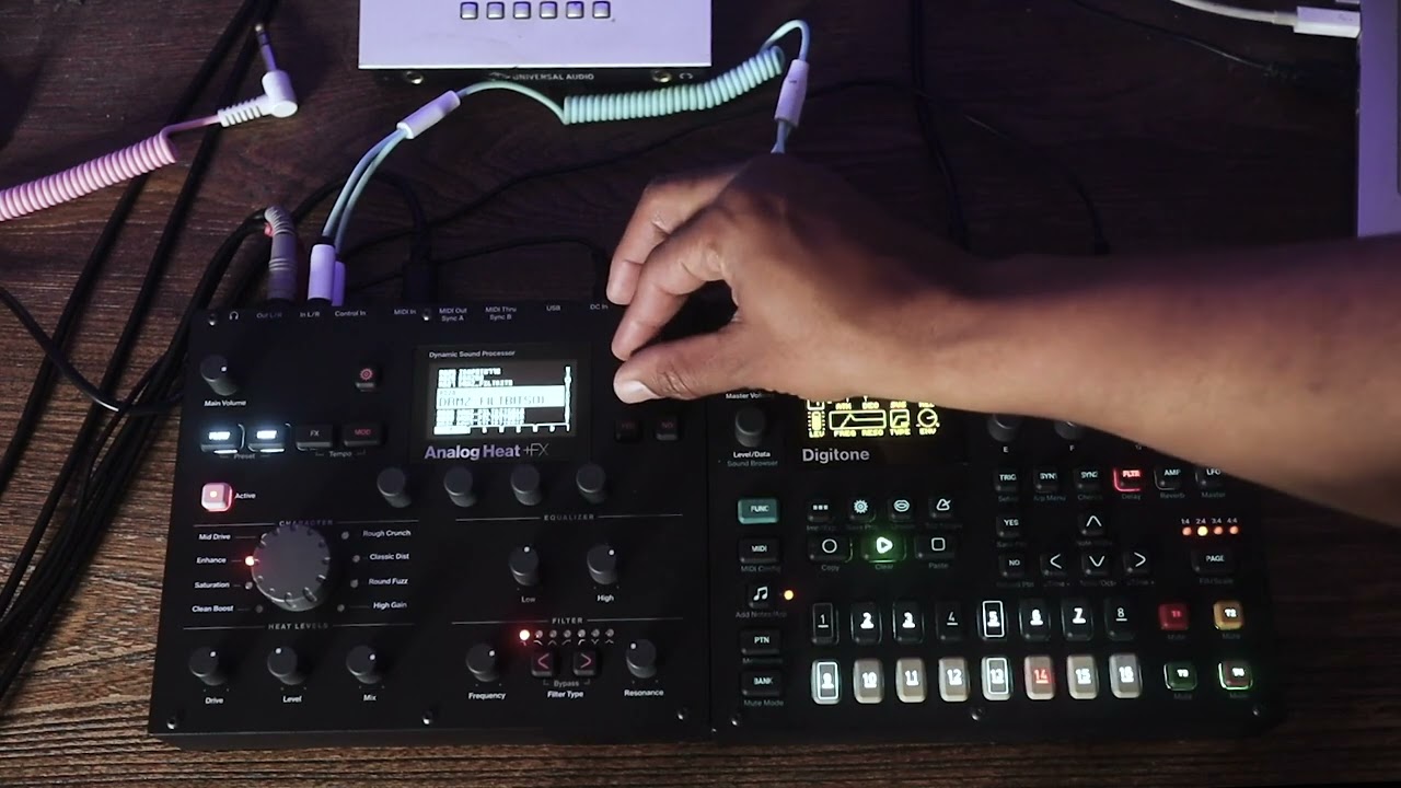 Digitone X Analog Heat +FX Experimental Glitch Sequences 00-01