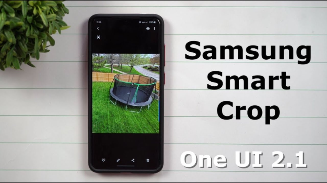 how to crop a video on samsung s20