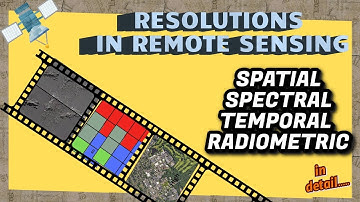 Resolutions in Remote Sensing|Spatial|Spectral|Temporal|Radiometric|Explanation in detail #education