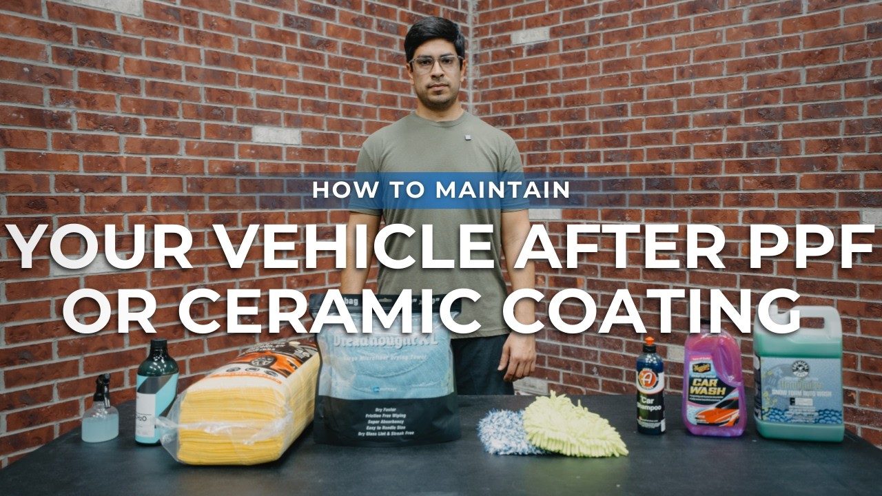 Washing Your Vehicle After Paint Protection Film and Ceramic Coating | Houston Paint Protection