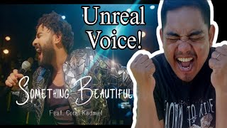 Reaction to Gabriel Henrique - Something Beautiful (Feat. Coral Kadmiel) most powerful version ever!