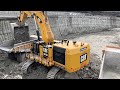Amazing caterpillar 6015b excavator loading caterpillar 775e dumpers sotiriadis mining works