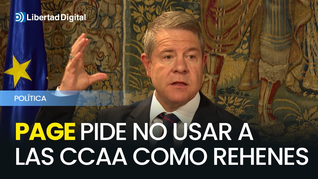 Page exige aprobar fondos y no usar a las CCAA como rehenes - YouTube