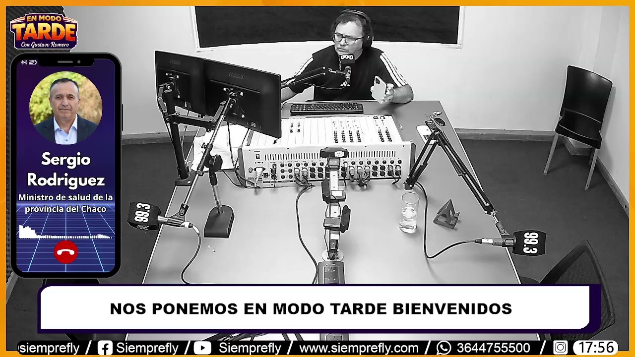 🔴𝗖𝗢𝗠𝗨𝗡𝗜𝗖𝗔𝗖𝗜𝗢́𝗡 𝗧𝗘𝗟𝗘𝗙𝗢́𝗡𝗜𝗖𝗔┃Sergio Rodríguez - Ministro de salud de la provincia del Chaco