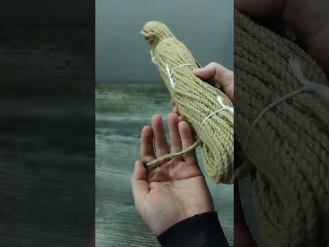 Канат джутовый (длина 50 метров Ø 6 мм), видео 1