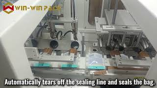 Celebrity WIN-WIN PACK Automatic Tape Bagging Machine | 4 Rolls at Once | High-Efficiency Packaging Solution Wealth