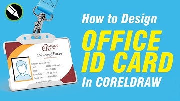 how to create a identity card | Design Office ID Cards in Coreldraw 2019 by #Farooq_Graphics