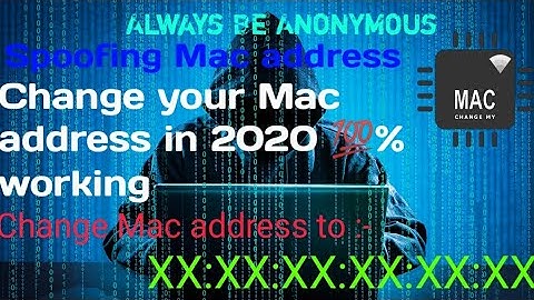 How to change mac address in Kali Linux to become anonymous[For educational purpose].!