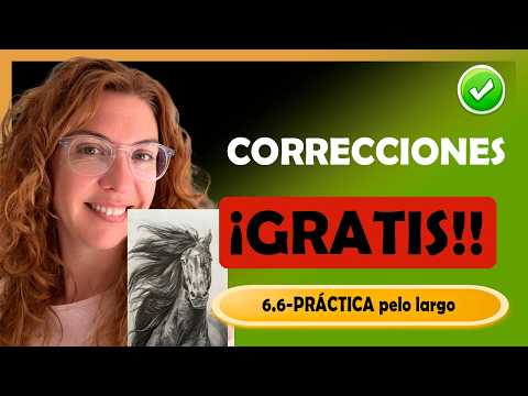 Corrijo tus prácticas GRATIS!. Práctica 6.6 Cómo dibujar pelo largo