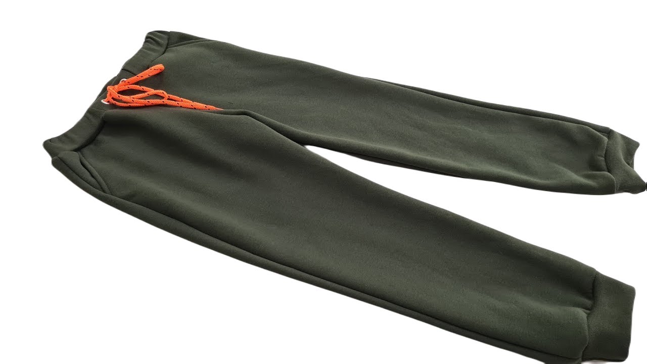 Раскрой и пошив спортивных штанов для детей 5-6 лет