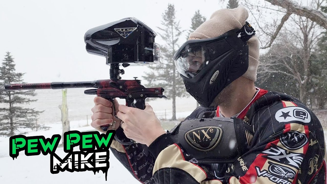 Eclipse Avalanche Ego SL74 20 bps Ramping Paintball Shooting