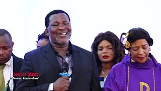 SHILOH DAY 1 BISHOP DUNSTAN MABOYA AKIMUOMBEA RAIS SAMIA SULUHU KWENYE KONGAMANO