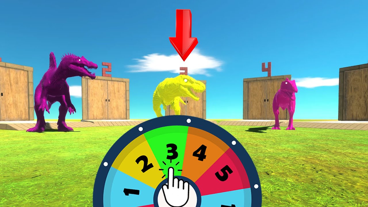 Jurassic World Evolution 2 Choose The Right Door Spinning Wheels Animal