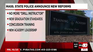 Mass State Police announces new reforms as it welcomes new academy