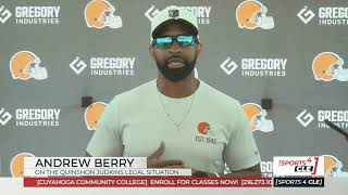 Browns GM Andrew Berry Addresses the Quinshon Judkins Domestic Issue - Sports4CLE, 7/24/25