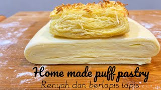 Cara mudah membuat puff pastry dengan Korsvet / home made puff pastry | Baking lover