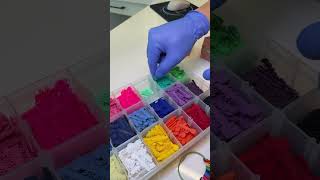 Summer rubber band colors for braces 😬 ☀️🧡 #braces #rubberbands #orthodontist #orthotips