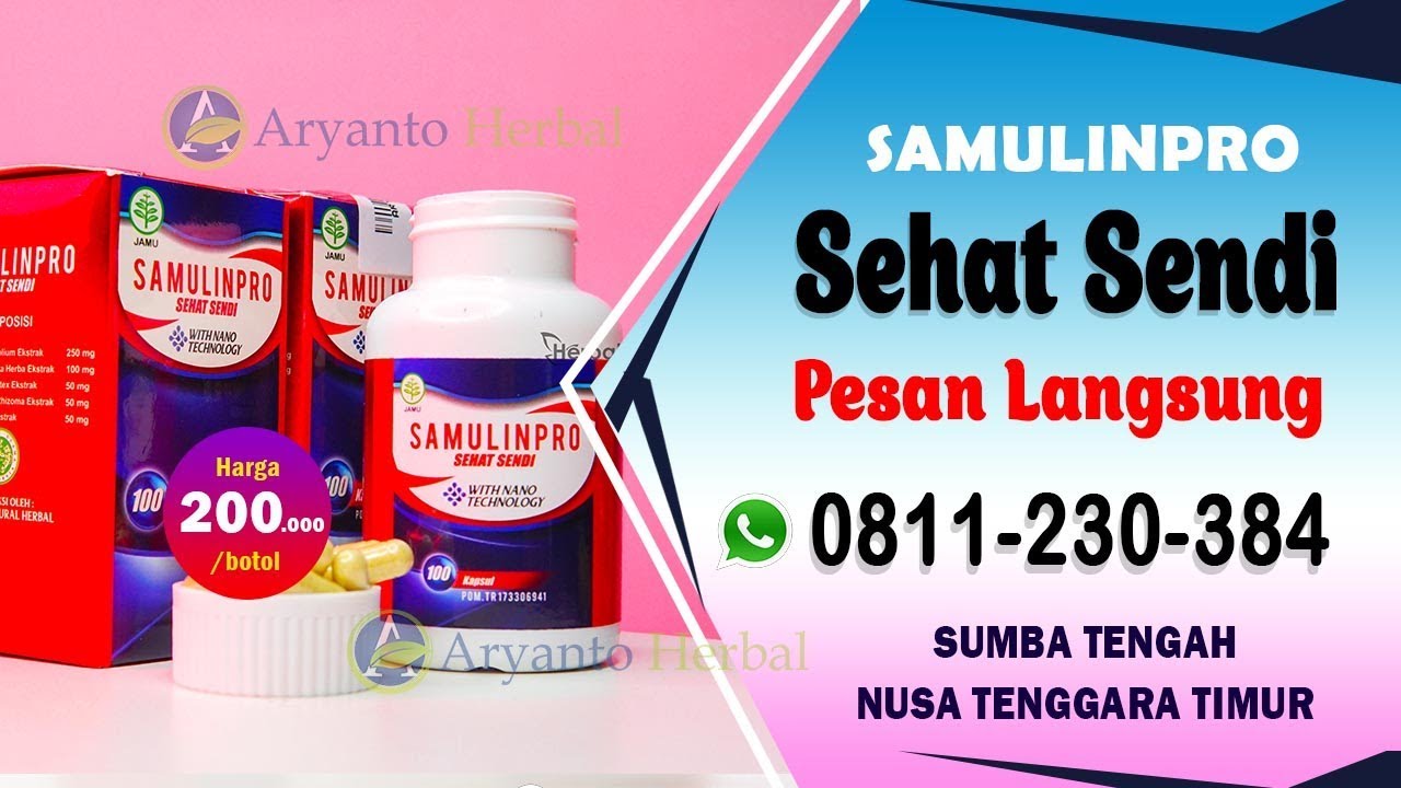 OBAT HERBAL NYERI SENDI SUMBA TENGAH NTT | 0811-230-384 | KIRIM BARANG