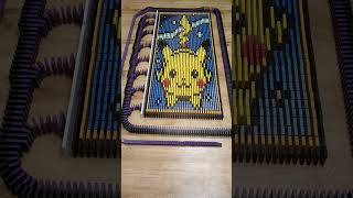 Pikachu from Pokémon in 1976 dominoes. #Shorts