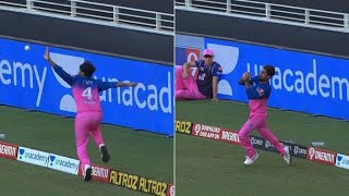 Watch:  Rahul Tewatia pulls off stunning relay catch to dismiss KL Rahul screenshot 2