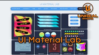 UI Material Lab - A great way to learn materials in Unreal Engine