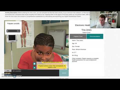 Shadow Health Tina Jones Respiratory Objective Data