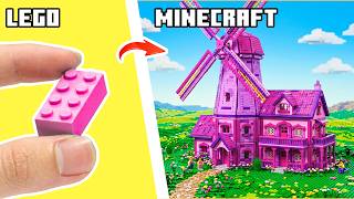 I Built a MASSIVE LEGO WINDMILL in MINECRAFT | Minecraft Animation | LEGO Stop Motion