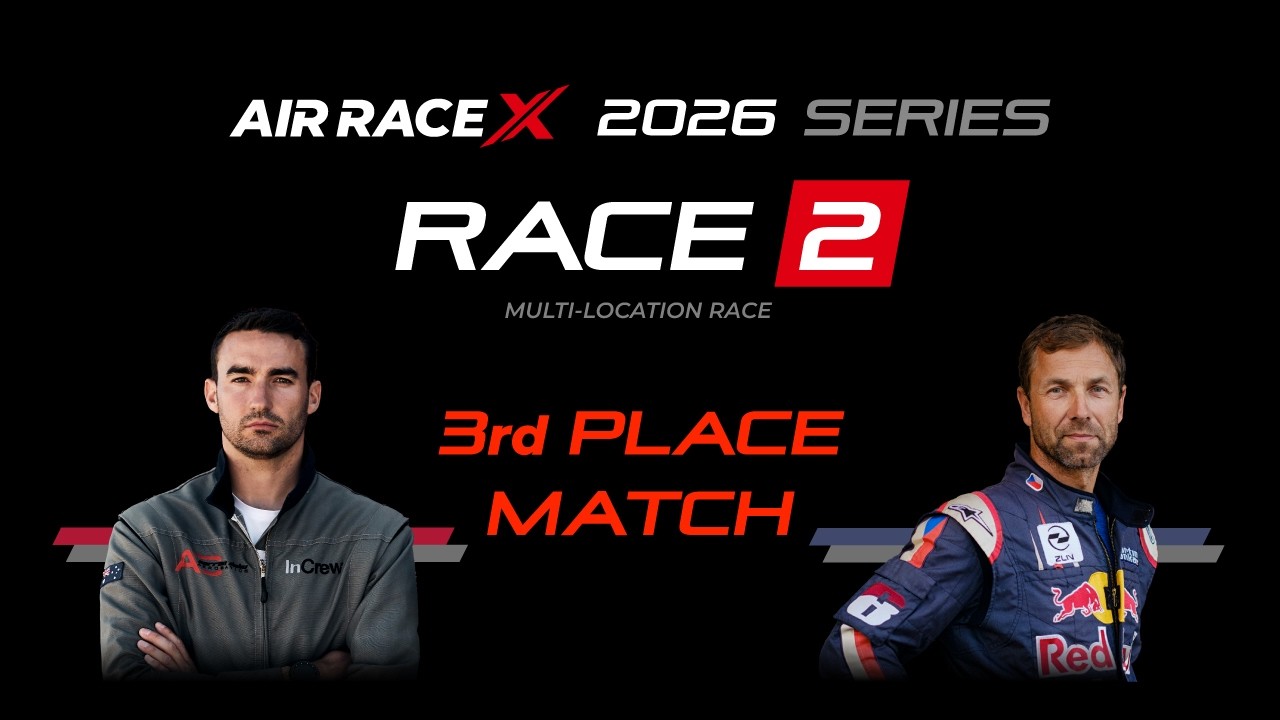 【AIR RACE X 2026】(Multi-Language) Aarron Deliu vs Martin Šonka Race 2 3rd place match