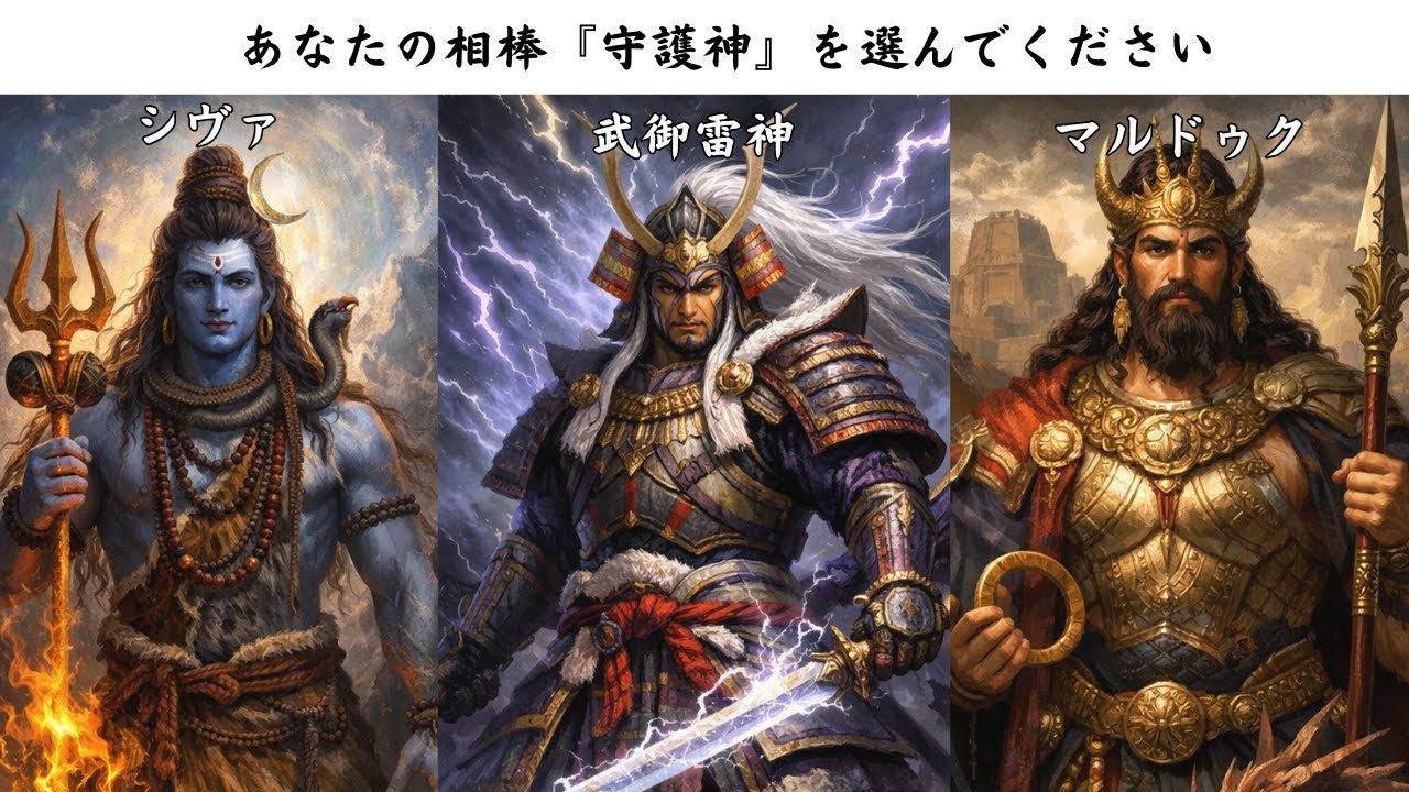 『目覚めリーディング』あなたの守護神を選んでください