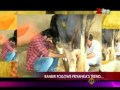 Ranbir too learns how to milk a cow