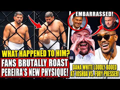 MMA Community ABSOLUTELY ROASTS Alex Pereira's NEW PHYSIQUE! Dana LOUDLY BOOED at Joshua vs. Fury!