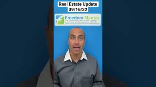 Passed the Peak Real Estate Update 09/16/22 #shorts #realestate