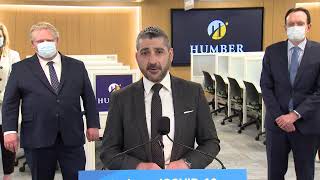 1pm EST: Premier Doug Ford and Minister of Colleges and Universities make announcement