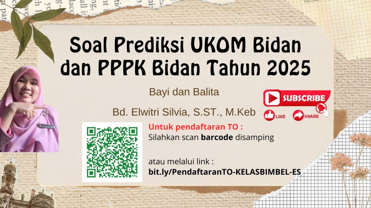 SOAL PREDIKSI UKOM BIDAN DAN PPPK BIDAN TAHUN 2025|BAYI DAN BALITA #ukombidan #pppkbidan