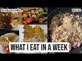 What I Eat in a Week as a College Student **REALISTIC!!**