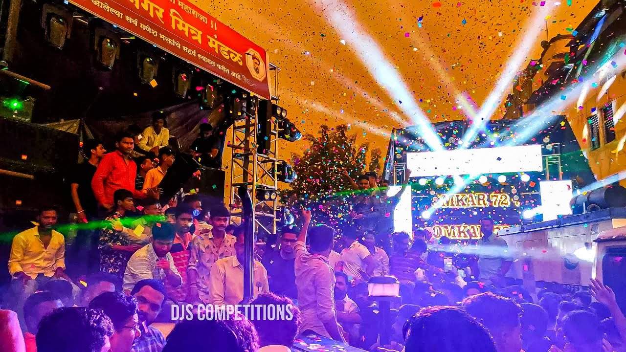 Omkar 72 plus 😈 Vs Rich audio🤩 || Old Sangvi || Ganpati Visarjan Miravnuk || Dj Competition